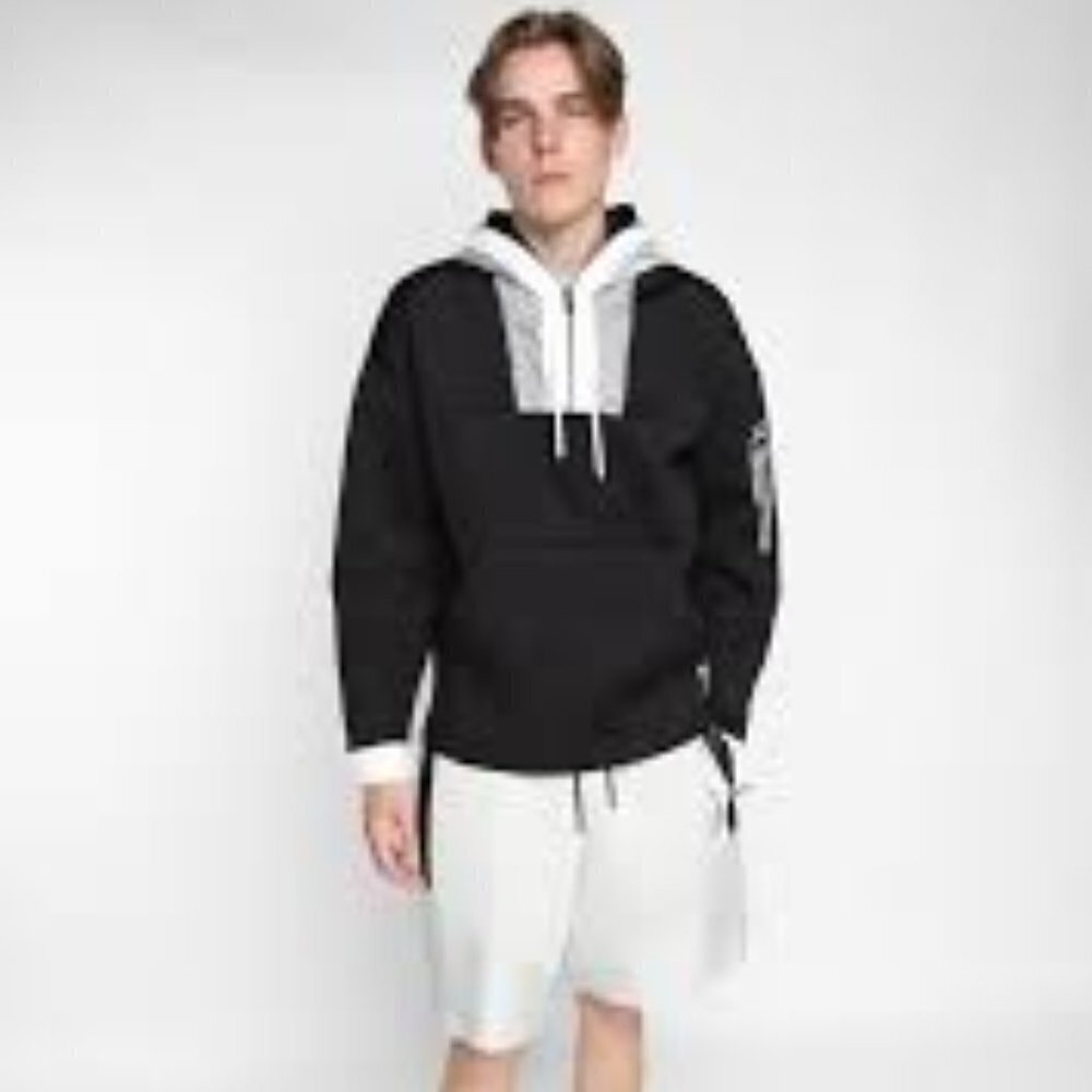 Air Jordan 23 Engineered Half Zip Man Hoodie Size M